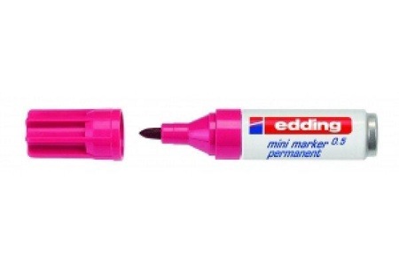 edding, EDDING Mini Marker permanent 1,5-3mm 0-19 karmin