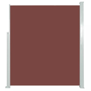 vidaXL, vidaXL Seitenmarkise Ausziehbar 160x300 cm Braun, vidaXL Seitenmarkise Ausziehbar 160x300 cm Braun