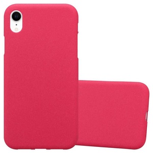Cadorabo, Hülle für Apple iPhone XR TPU Silikon Frosted, Cadorabo - Hülle für Apple iPhone XR TPU Silikon Frosted, Rot