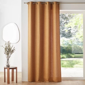 LA REDOUTE INTERIEURS, Vorhang Montego Unisex Braun 140x350CM, La Redoute Intérieurs - Vorhang Montego, 140x350CM, Braun