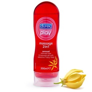 Durex, Play Massage 2 in 1 Sensual, Durex Play 2 in 1 Water-Based Massage & Lubricant Gel[Red], Ylang Ylang - Amorana