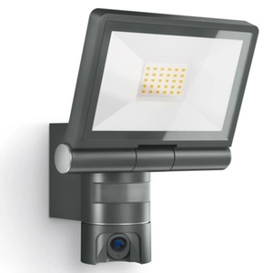 Steinel, STEINEL XLED Cam 1 Kamerastrahler Freisprechanlage, Steinel IP-Überwachungskamera mit LED-Scheinwerfer XLED CAM1 S ANT, HD (720p), App