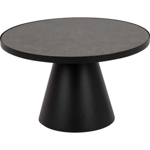 mutoni scandi, Couchtisch Eliot Glas Keramik schwarz rund 65x65, Couchtisch Eliot Glas Keramik schwarz rund 65x65