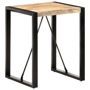 vidaXL, vidaXL Esstisch 60x60x75 cm Raues Mango-Massivholz, vidaXL Esstisch 60x60x75 cm Raues Mango-Massivholz