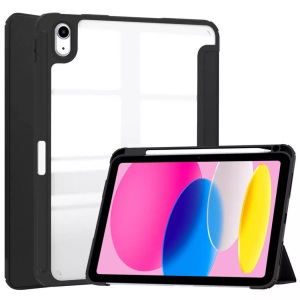 Cover-Discount, Cover-Discount - iPad 2025 / 2022 - Schützende Acryl Tablethülle mit erhöhtem Rand, Schwarz, 11
