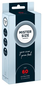 Mister Size, Mister Size 60 (10er Pack), MISTER SIZE 60 Kondom (10 Stk)