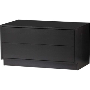 mutoni living, TV-Möbel Finca 75 Holz tiefschwarz FSC, TV-Möbel Finca Kiefer tiefschwarz 75x40
