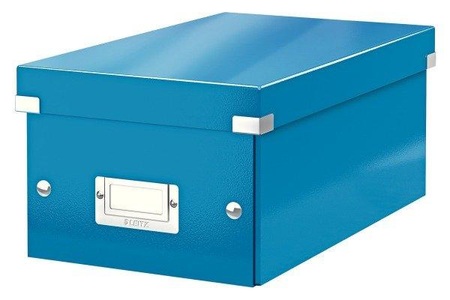undefined, Leitz 60420036 Archivbox u. Archivorganisation, Leitz Click & Store DVD-Box, blau, 206mm x 135mm x 320mm, 6042-00-36