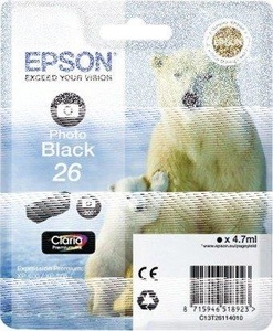 Epson, Epson T263140 HY photo black Tintenpatrone, Epson Tintenpatrone, foto, schwarz, T263140, (400 Seiten)
