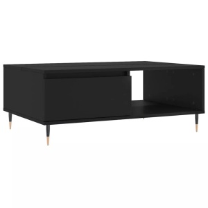 vidaXL, vidaXL Couchtisch Schwarz 90x60x35 cm Holzwerkstoff