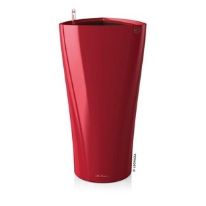 Lechuza, Lechuza - Blumenkasten mit Integriertem Bewässerungssystem Delta Premium 30 - Dunkelrot, 