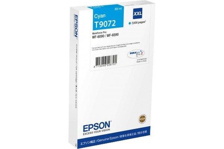 Epson, Original Tintenpatrone XXL cyan Epson T907240, Epson Tinte C13T907240 Cyan