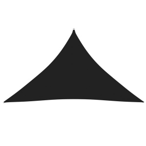 vidaXL, vidaXL Sonnensegel Oxford-Gewebe Dreieckig 3,5x3,5x4,9 m Schwarz, vidaXL Sonnensegel Oxford-Gewebe Dreieckig 3,5x3,5x4,9 m Schwarz