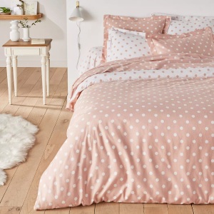 LA REDOUTE INTERIEURS, Bettbezug CLARISSE, Flanell
