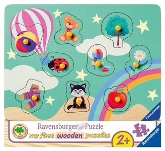 Ravensburger, my first wooden puzzle: Meine ersten Dinge, Ravensburger Puzzle, (9 tlg.)