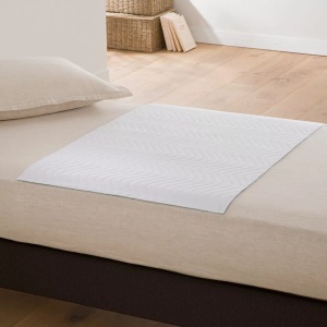 LA REDOUTE INTERIEURS, Matratzenauflage ''Absoplus'', undurchlässig, atmungsaktiv und saugfähig, La Redoute Intérieurs - Matratzen-Schonauflage, 60 x 120 cm, Weiss