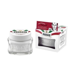 Proraso, Proraso White Pre-Shave Cream for Sensitive Skin 100ml/3.4oz, PRORASO Pre-Shave Cream für empfindliche Haut