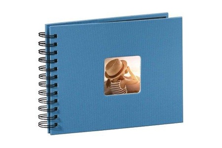 undefined, Hama Fine Art Blau Fotoalbum, Hama Spiralalbum Fine Art, 240 x 170mm, azur, 113677, (25 Blatt)