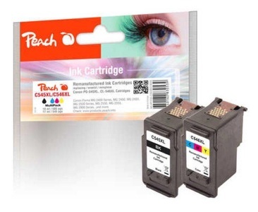 Peach, Peach Spar Pack Druckköpfe kompatibel zu Canon PG-545XL, CL-546XL, Tinte Spar Pack PI100-226