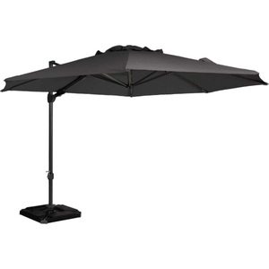 mutoni living, Ampelschirm Roma anthrazit 350x350, Ampelschirm Roma anthrazit 350x350