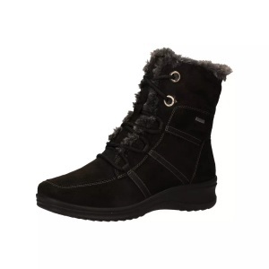 ARA, Ara Munchen St Grösse 41 Damen, Ara Schnürstiefel aus Textil schwarz