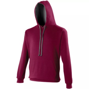 Awdis, AWDIS Kapuzenpullover »/ Kapuzen-Sweatshirt«, AWDis - Kapuzenpullover KapuzenSweatshirt, für Damen, Weinrot, Größe S