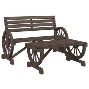 vidaXL, vidaXL 2-tlg. Garten-Lounge-Set Massivholz Tanne