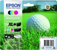 Epson, Epson T347940 - Tintenpatrone, EPSON Tintenpatrone C13T34794010 Original Schwarz, Cyan, Magenta, Gelb