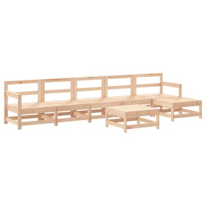 vidaXL, vidaXL 7-tlg. Garten-Lounge-Set Massivholz Kiefer, vidaXL 7-tlg. Garten-Lounge-Set Massivholz Kiefer
