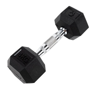 Gladiatorfit, Sechseckige Hantel Aus Gummi | Mehrere Gewichtemehrere Gewichte Unisex 4kg, 