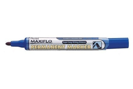 Pentel, PENTEL Marker Maxiflo 4,5mm NLF50-CO blau, Pentel Maxiflo, 4,5mm, blau, Pemanent Marker, NLF50-CO
