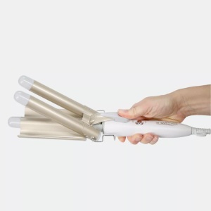 BEST DIRECT, BEST DIRECT Velform Tri-Wave - Lockenstab (Weiss), Velform TRI WAVE Lockenstab