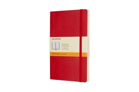 undefined, Moleskine Notizbuch Large/A5, Liniert, Soft Cover, Scharlachrot, Moleskine Notizbuch, L/A5, Liniert, SoftCover, Scharlach, 854634
