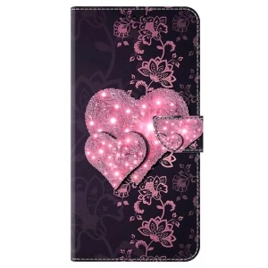Cover-Discount, iPhone 15 Plus - 3D-Effekt Hülle Etui Herzen, Cover-Discount - iPhone 15 Plus 3D-Effekt Hülle Etui, Weiss