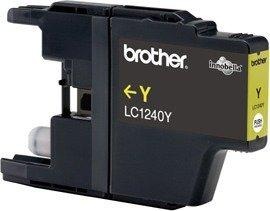Brother, Original Tintenpatrone gelb, Brother LC-1240 y, Brother Tintenpatrone, gelb, LC-1240Y, (600 Seiten)