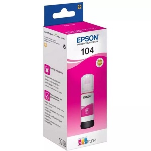 Epson, Epson 104 magenta Tintenbehälter, Epson 104 Original Tintenpatrone C13T00P340 Magenta