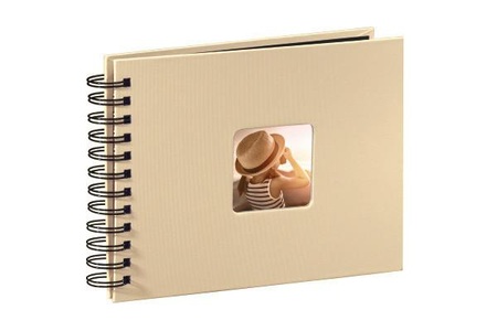 undefined, Hama Fine Art Papier Beige Fotoalbum, Hama Spiralalbum Fine Art, 240 x 170mm, taupe, 113675, (25 Blatt)