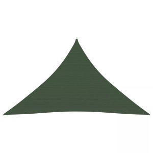 vidaXL, vidaXL Sonnensegel 160 g/m² Dunkelgrün 5x5x6 m HDPE, vidaXL Sonnensegel 160 g/m² Dunkelgrün 5x5x6 m HDPE