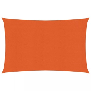 vidaXL, vidaXL Sonnensegel 160 g/m² Orange 2,5x3,5 m HDPE, vidaXL Sonnensegel 160 g/m² Orange 2,5x3,5 m HDPE