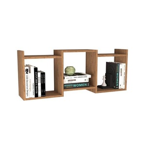 VCM, Holz Wandregal Hängeregal Regal Bücherregal Wandboard Deko Board Trilas Holz Wandregal Hängeregal Regal Bücherregal Wandboard Deko Board Trilas, MID.YOU Wandregal 102/43/22 cm , Trilas , Eichefarben , Holzwerkstoff , 102x43x22 cm , melaminharzbeschichtet,Nachbildung , hängend, in verschiedenen Holzdekoren erhältlich , 000657034803
