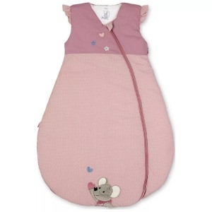 Sterntaler, Sterntaler Funktions-Schlafsack MAUS MABEL gepunktet in rosa in Gr. 110, Funktions-Schlafsack MAUS MABEL gepunktet in rosa