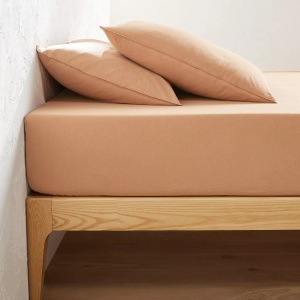 LA REDOUTE INTERIEURS, Fixleintuch Erwin mit 50% Recycling-Baumwolle Fixleintuch Erwin mit 50% Recycling-Baumwolle, La Redoute Intérieurs - Fixleintuch Erwin mit 50% Recycling-Baumwolle, 90X190CM, Braun
