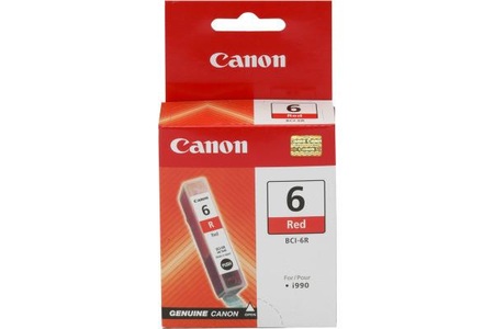 Canon, Original Tintenpatrone rot Canon BCI-6R, Canon Tintenpatrone, rot, BCI6R, 8891A002, (280 Seiten, (13ml)