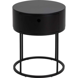 mutoni, Nachttisch Parinton 40 Nachttisch Parinton 40, AC Design Nachttisch »Polo Ø 40 x 51 cm, Schwarz«