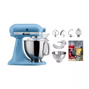 KITCHENAID, KitchenAid KSM200 Küchenmaschine Swiss Edition samtblau, Kitchenaid - Artisan KSM200 Swiss Edition Samt - Küchenmaschine 4,8 Liter, One Size