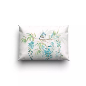 Lotus Bettwaren - Bettwäsche Jersey Hedda, 50 x 70 cm, Türkisblau