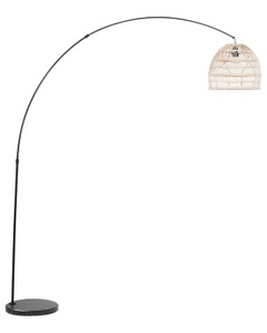 Beliani, Stehleuchte aus Rattan Modern GUAVIARE Stehleuchte aus Rattan Modern GUAVIARE, 