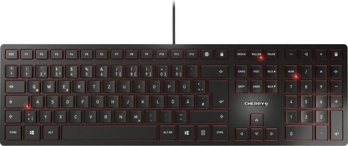 Cherry, Cherry Tastatur KC 6000 Slim, CHERRY KC 6000 SLIM - Tastatur (Schwarz)