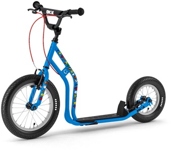 undefined, Wzoom Emoji Trottinett blau, Yedoo - mit Lufträder Wzoom Emoji, One Size, Multicolor