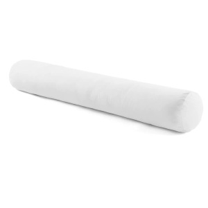 LA REDOUTE INTERIEURS, Feste Nackenrolle Feste Nackenrolle, La Redoute Intérieurs - Feste Nackenrolle mit Baumwollbezug, 140 cm, Weiss